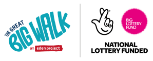 Great Big Walk logo - National Lottery funded