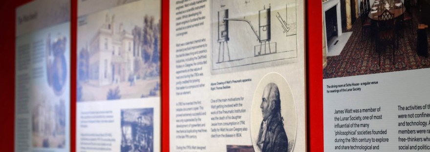 Exhibition at Bo'ness Library.