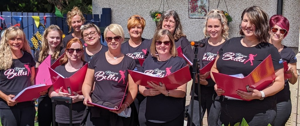Bo'ness Belles singing group.